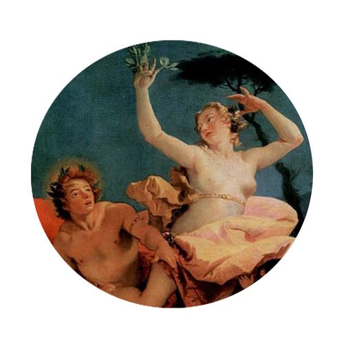 Giovanni Battista Tiepolo, Apollo und Daphne (1743–1744), Musée du Louvre, CC0