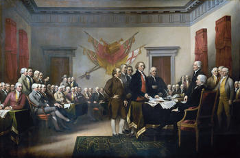John Trumbull, Declaration of Independence (1819), Unites States Capitol, CC0
